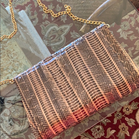 Real Python Chained Clutch - Picture 3 of 4